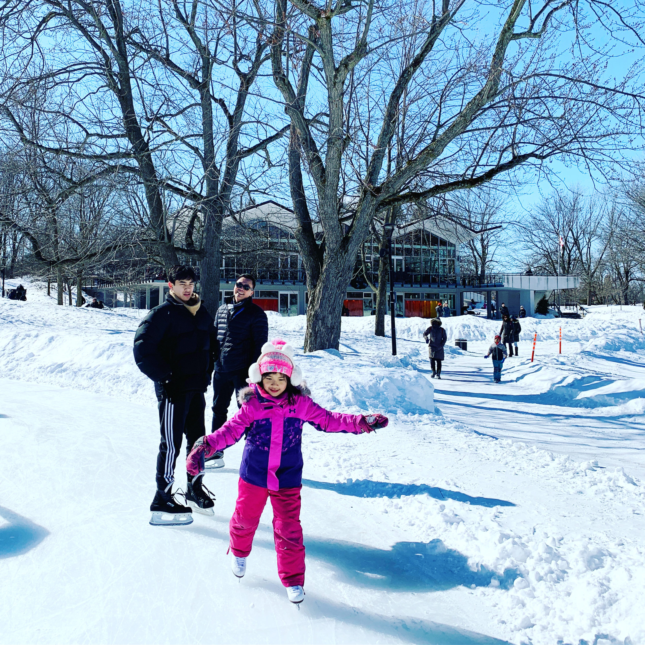 Skating in Montreal