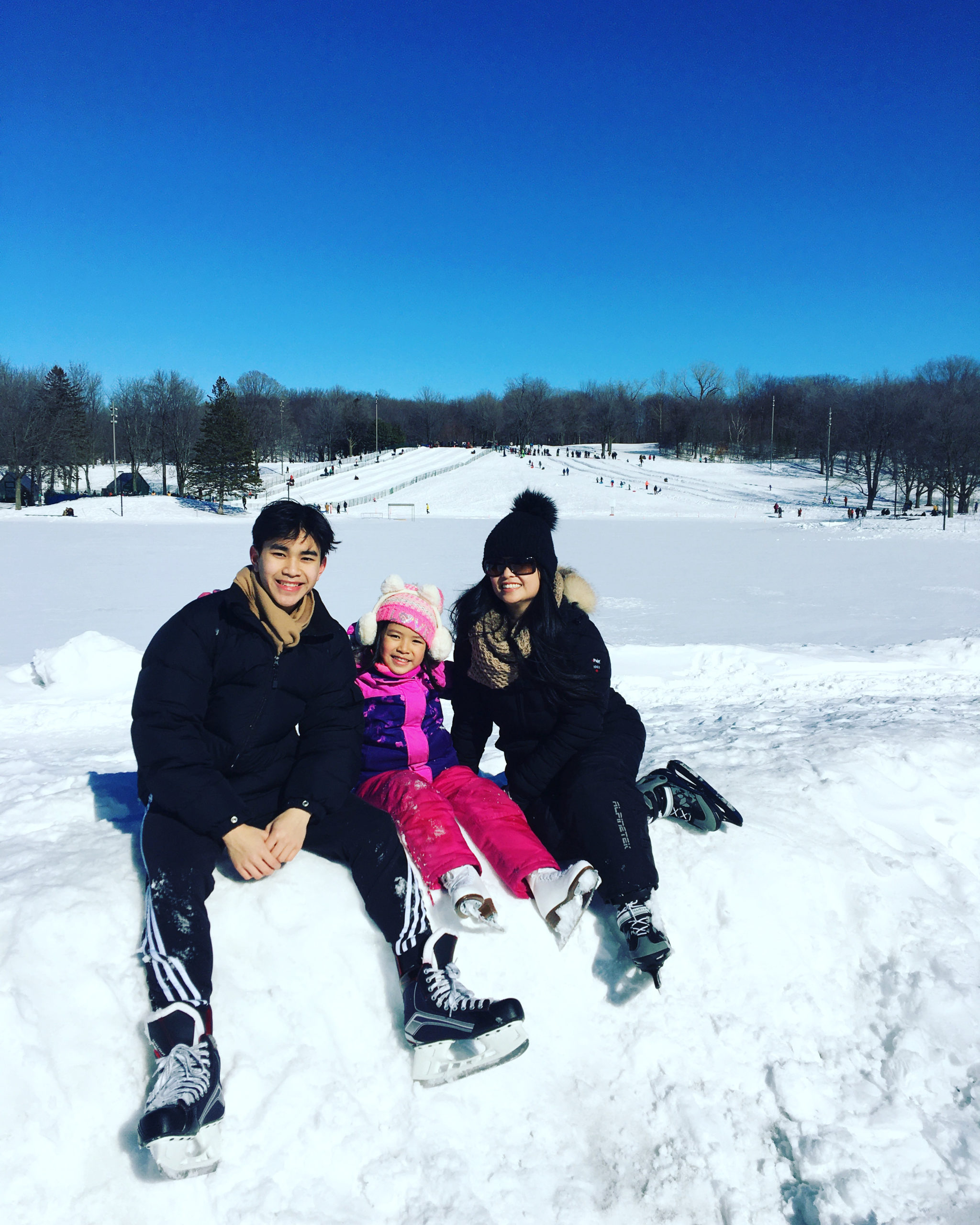 Skating in Montreal