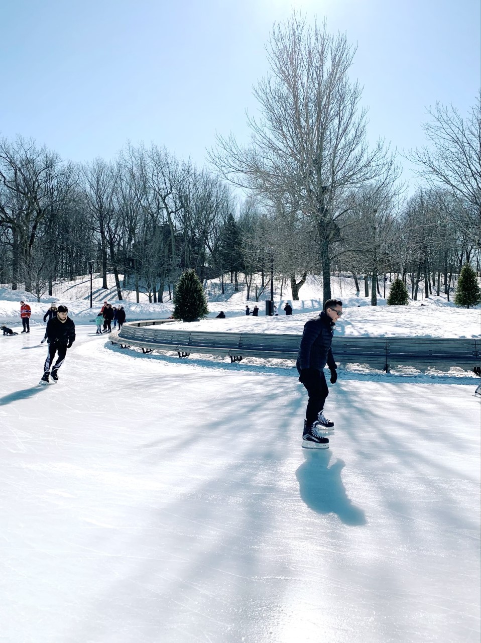 Skating in Montreal