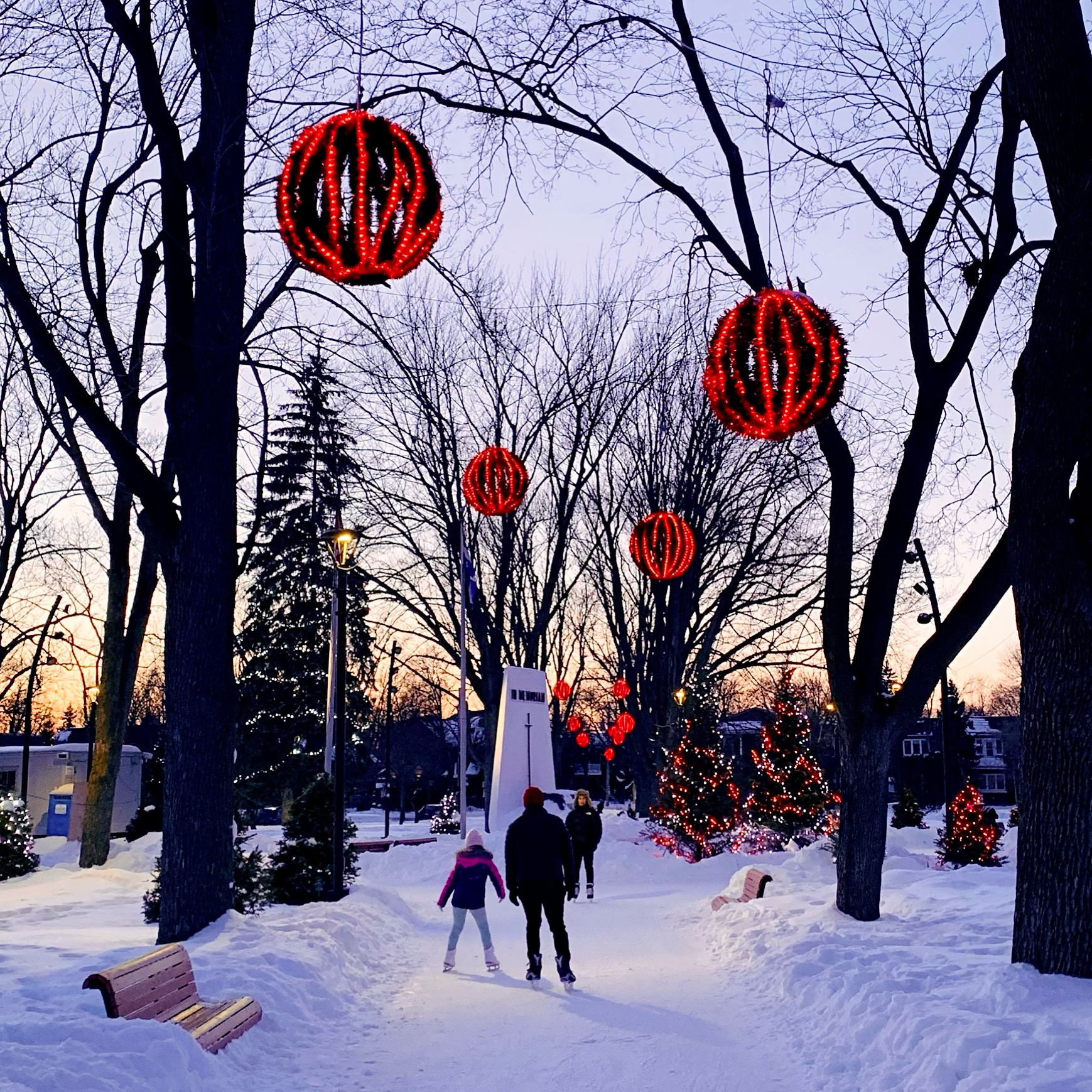 Skating in Montreal