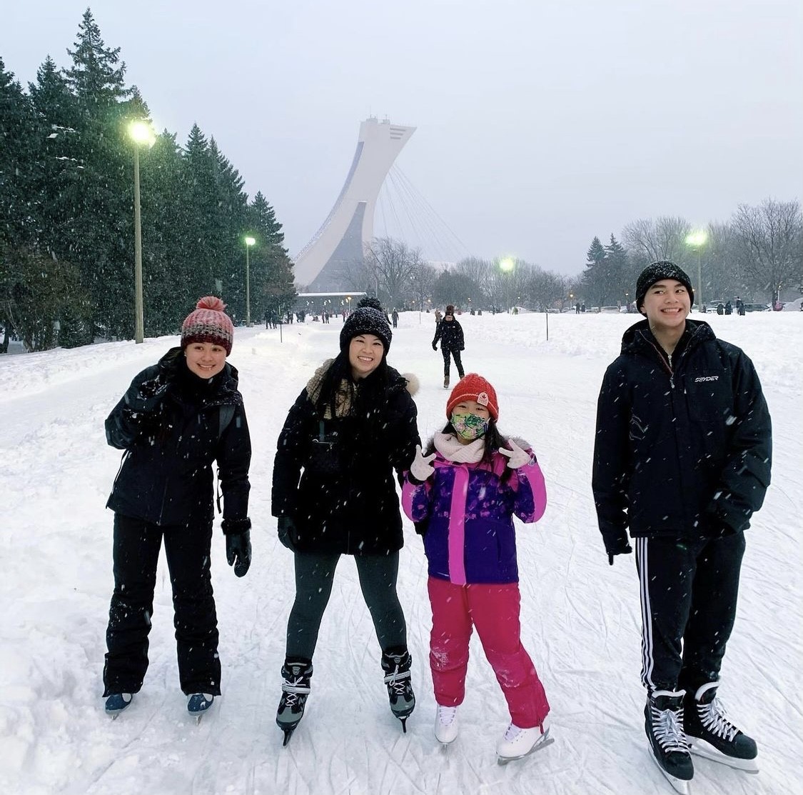 Skating in Montreal