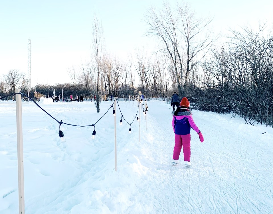 Skating in Montreal